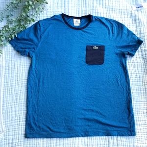 Blue Men's Lacoste t-shirt